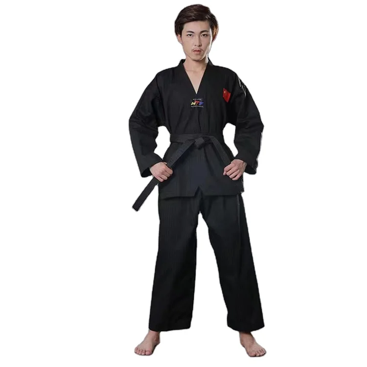 Low Price Multi-Colored Polyester / Cotton Taekwondo Uniform Suits for