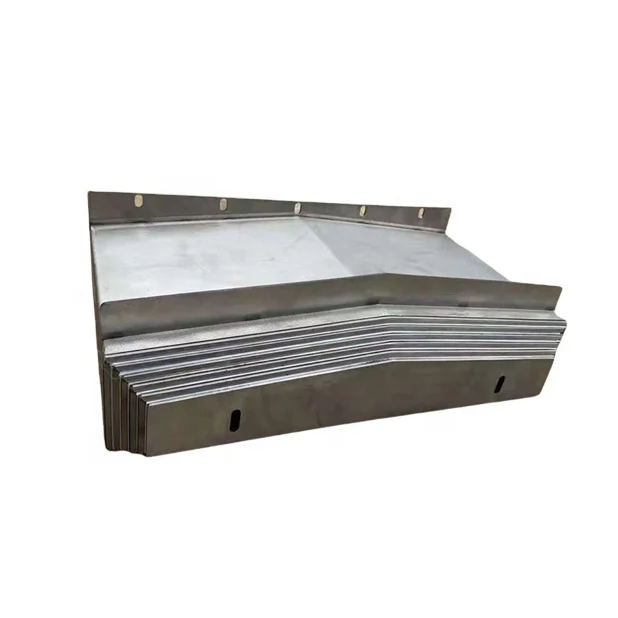 plasma cutting machine anti static low noise guide steel bellow cover flat roof low friction efficient steel protection shield