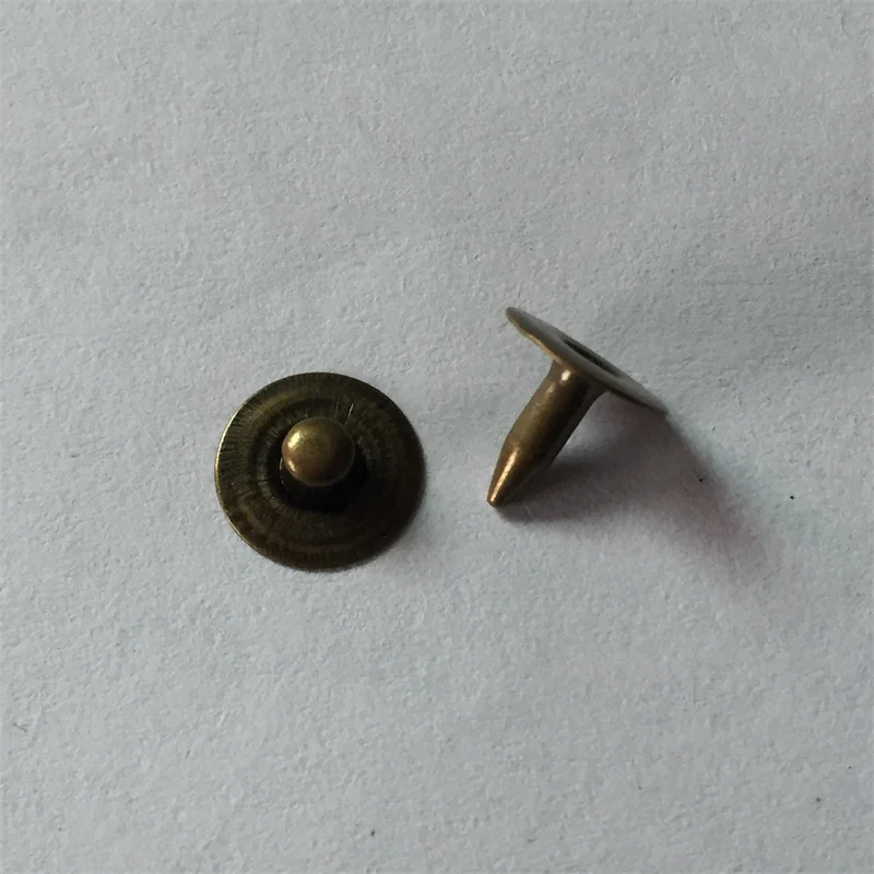 Custom Logo Metal Garment Jeans Rivets Brass Rivets For Leather Bag