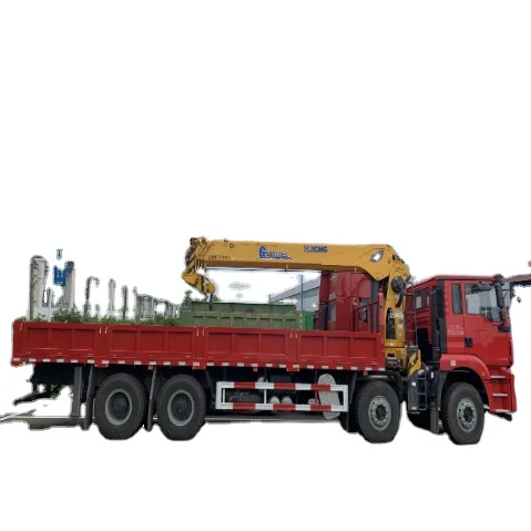 Shacman M3000. 6*4 straight Boom Crane Hydraulic Mobile Truck 10 Ton Manipulator Crane Truck with Lifting Arm