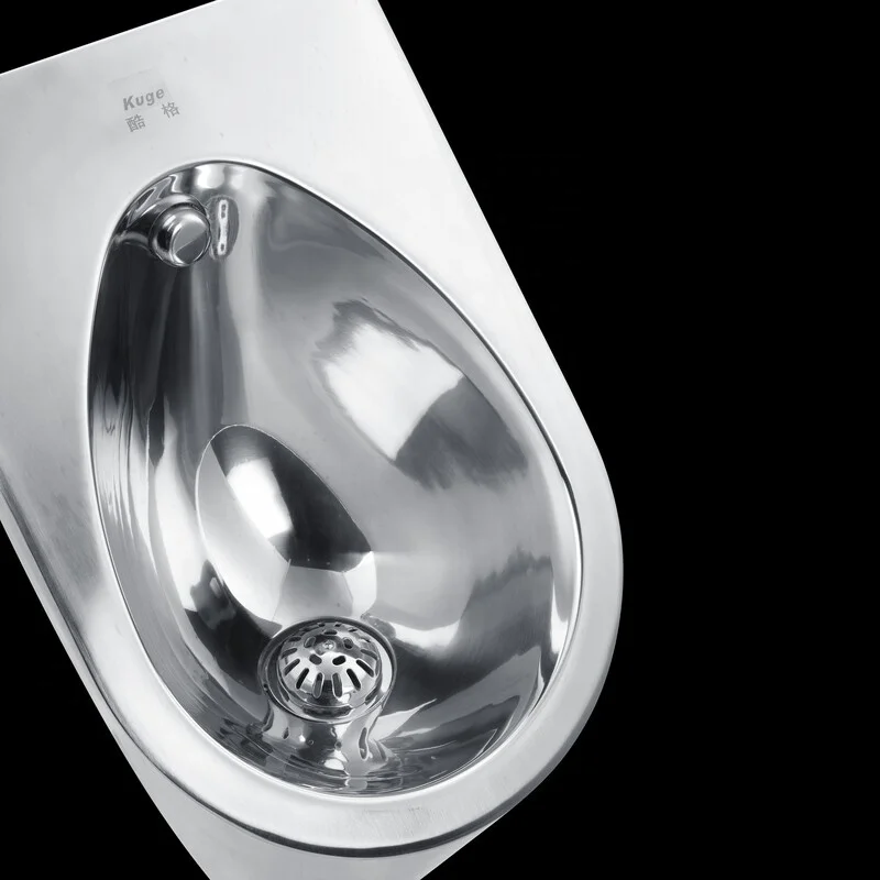 Chinese Factory High Quality Stainless Steel Urinal Commercial Amenities 304 Stainless Steel Wall-hung Urinal For Men