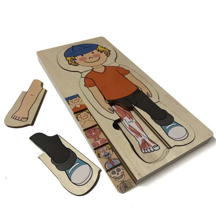 
Eco Friendly Wooden Kids Toys Puzzle WD23017 
