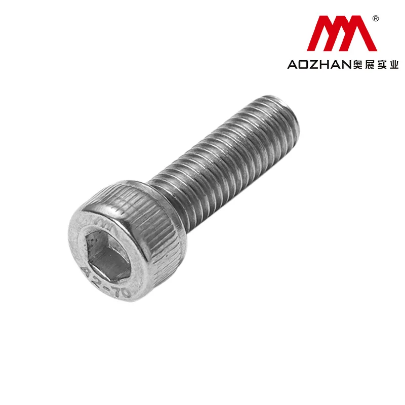 2022 hot sell DIN 912 hexagon socket cap bolts in 304/316 stainless steel  screw from Aozhan factory fasteners screw