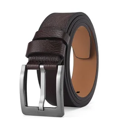 Belt men classic vintage pin buckle luxury custom manufacturer  leather belts famous brand leather belts for men