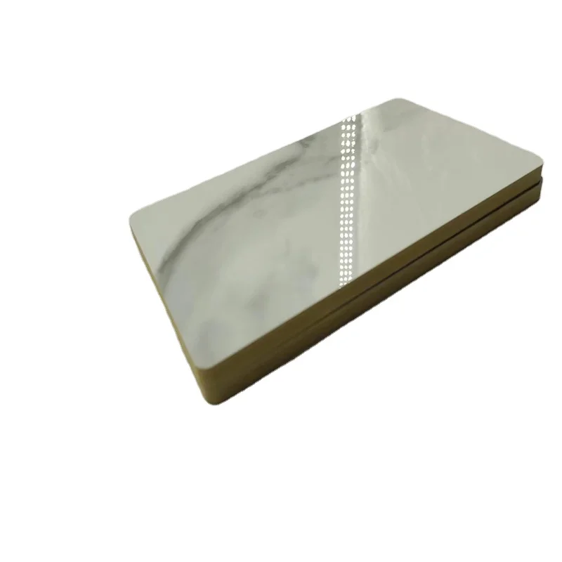 Living room trim flat wall panel with paint-free wood finish