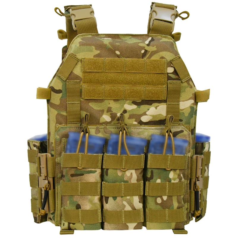 GAF Great Performance 1000D Nylon Camouflage Tactical Backpack Outdoor Durable Quaik Release Tactical Vest with Mag Pouches