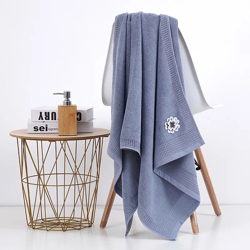 Amazon Select Supplier Hilton High Quality microfiber Soild Towel Cotton thickened bath beach Custom Towels