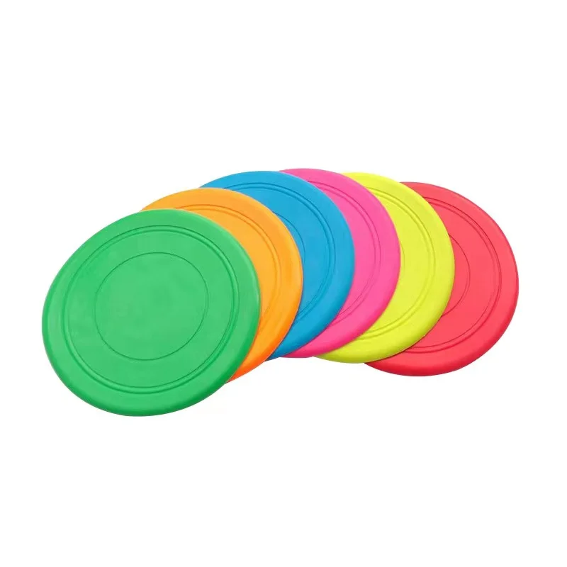 
Hot Sale Silicone Soft Bite Resistant Pet Dog Round Disc Frisbeed for Dog Training 