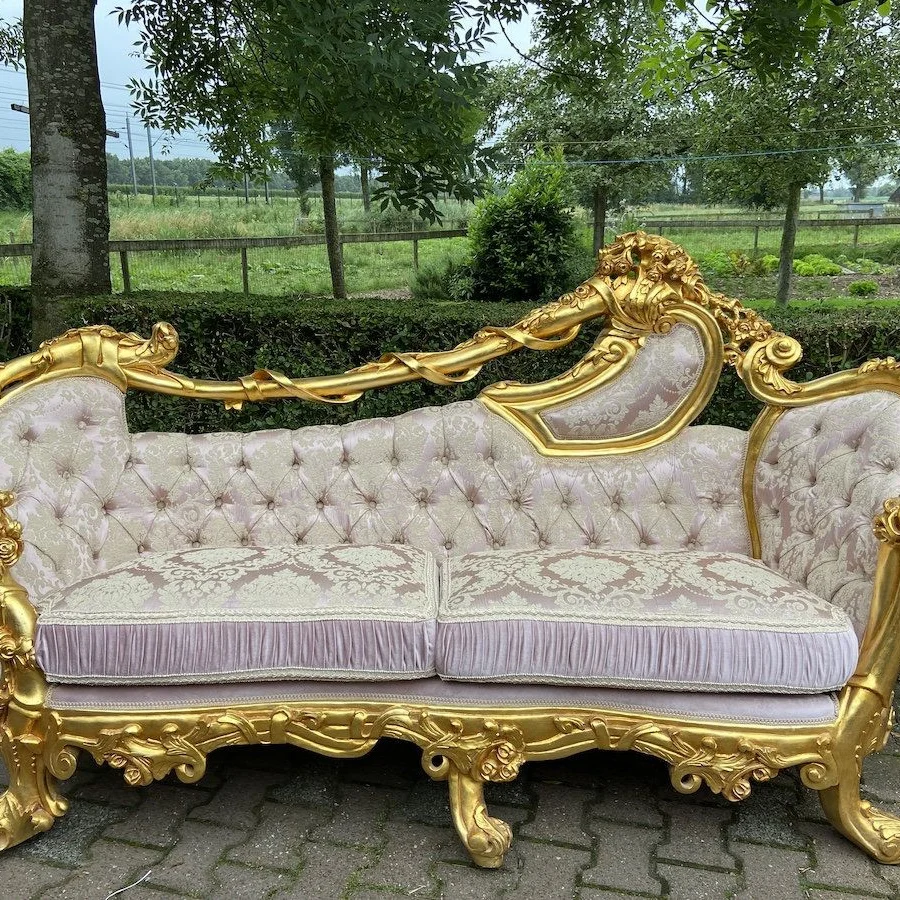 Low MOQ Wedding Modern Leather King Throne Sofa Chair Two Seater Sofa for Bride and Groom for Events for Banquet Party