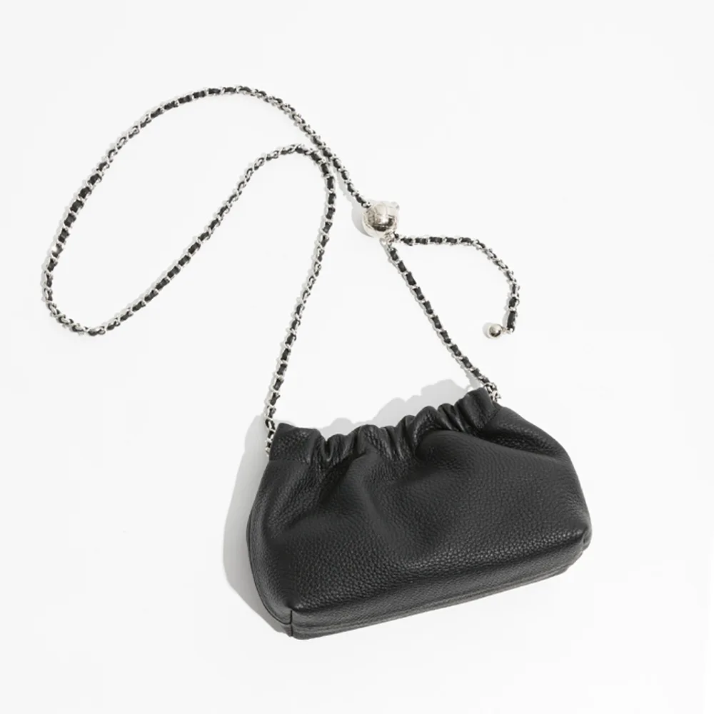 Wholesale Products Sling Messenger High Quality Genuine Leather Ladies Purse And Handbags Luxury Chain Shoulder Bags For Women