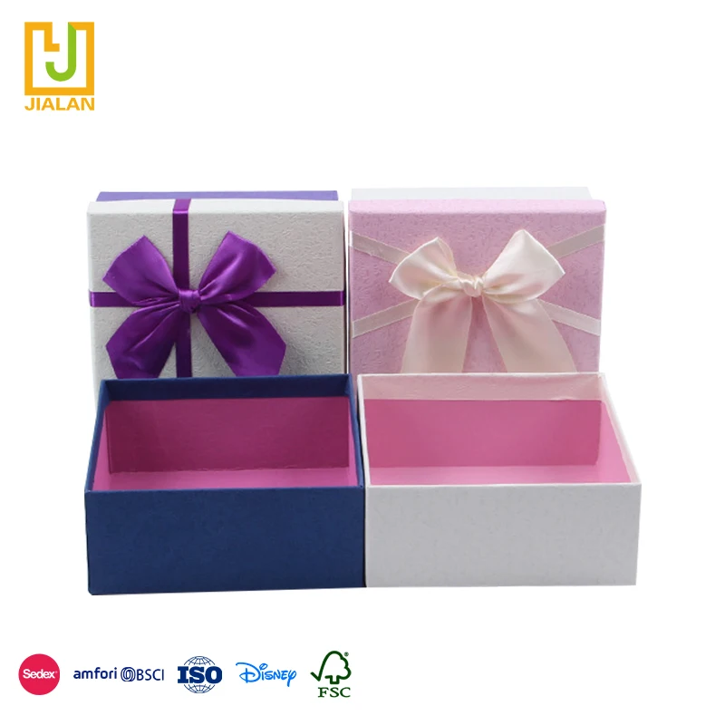 Stripe ribbon Gift Wrapping Pre Tied Wholesale Decorative grosgrain Tie Packing Ribbon Bows With Elastic Loop for Jewelry box