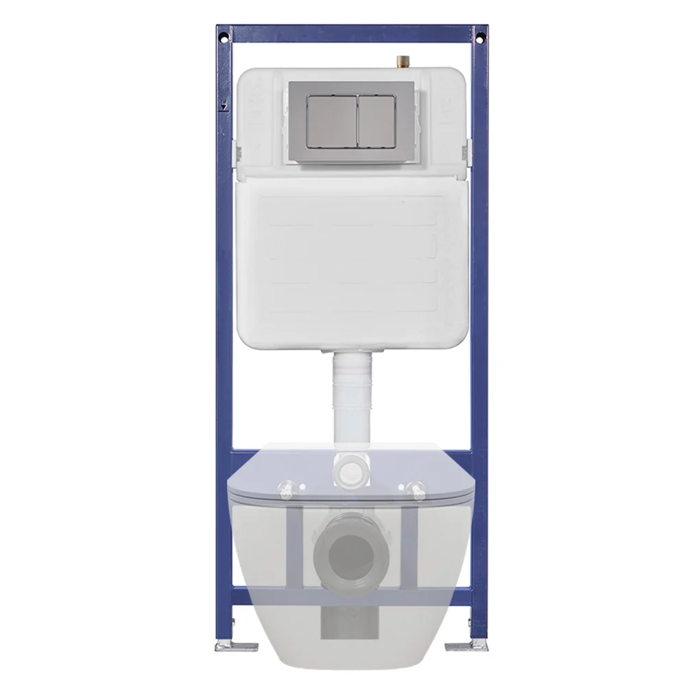 Sensor automatic touch-free infrared wireless Intelligent pneumatic concealed toilet cistern for squat pan