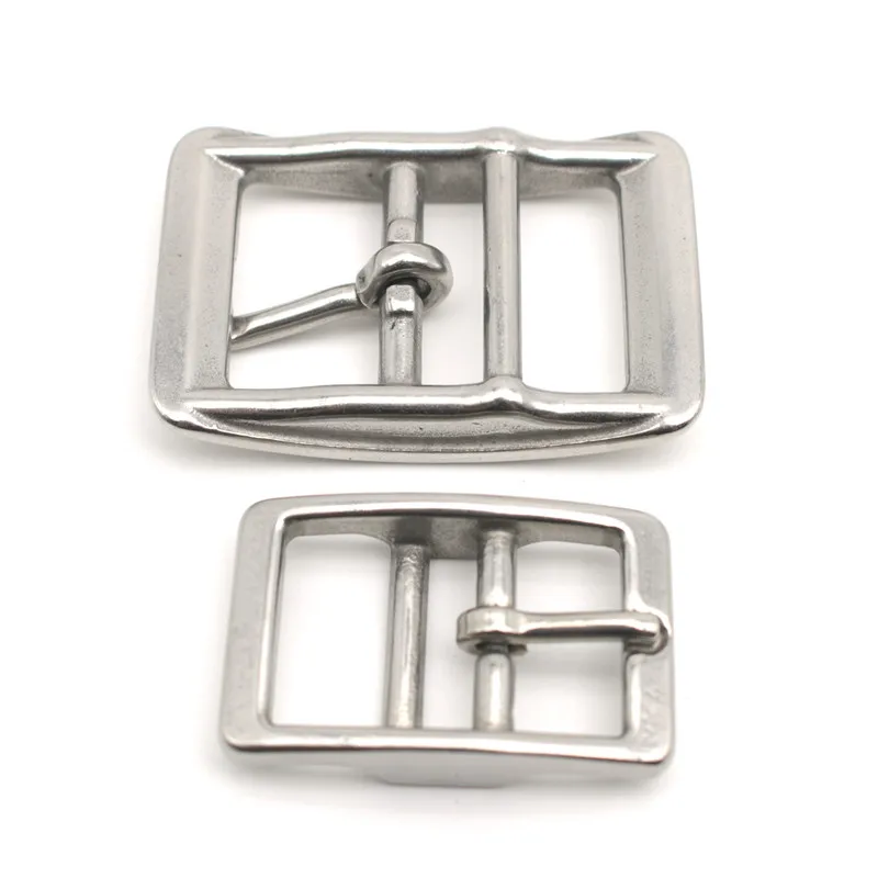 Wholesale Premium Stainless Steel Pin Buckle 5/8' 3/4' 1'Double Bar Buckle Adjuster For Pet Collar/ Horse Halter