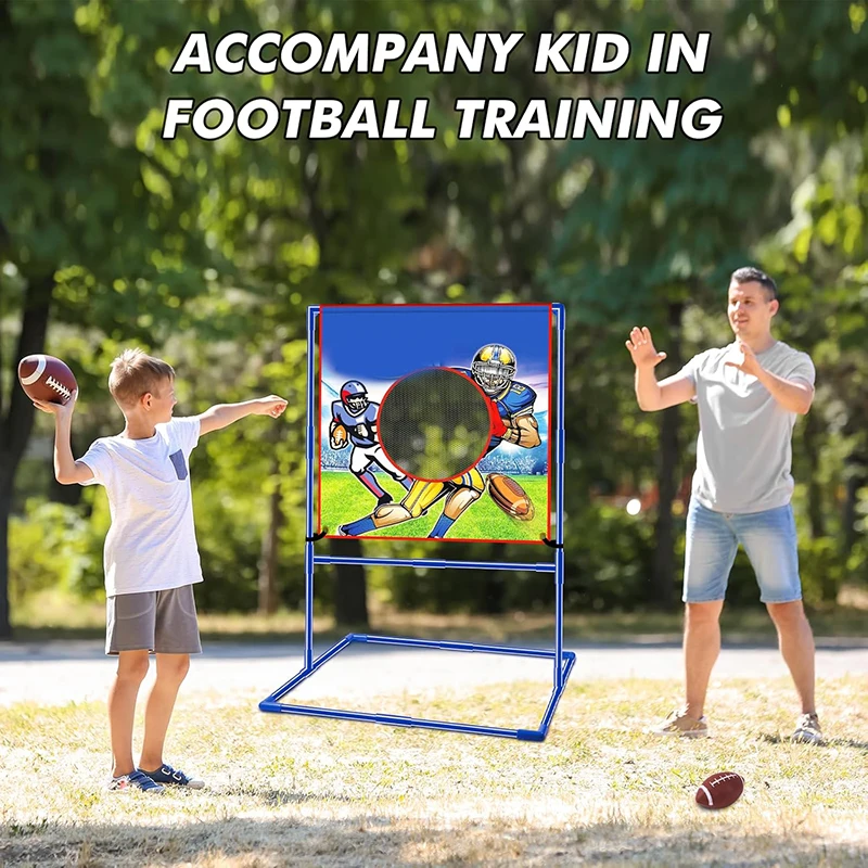 Football Passing Targets Party Game Indoor Outdoor Backyard Throwing Sport Toy Boys Girls Kids Football Toss Target Games