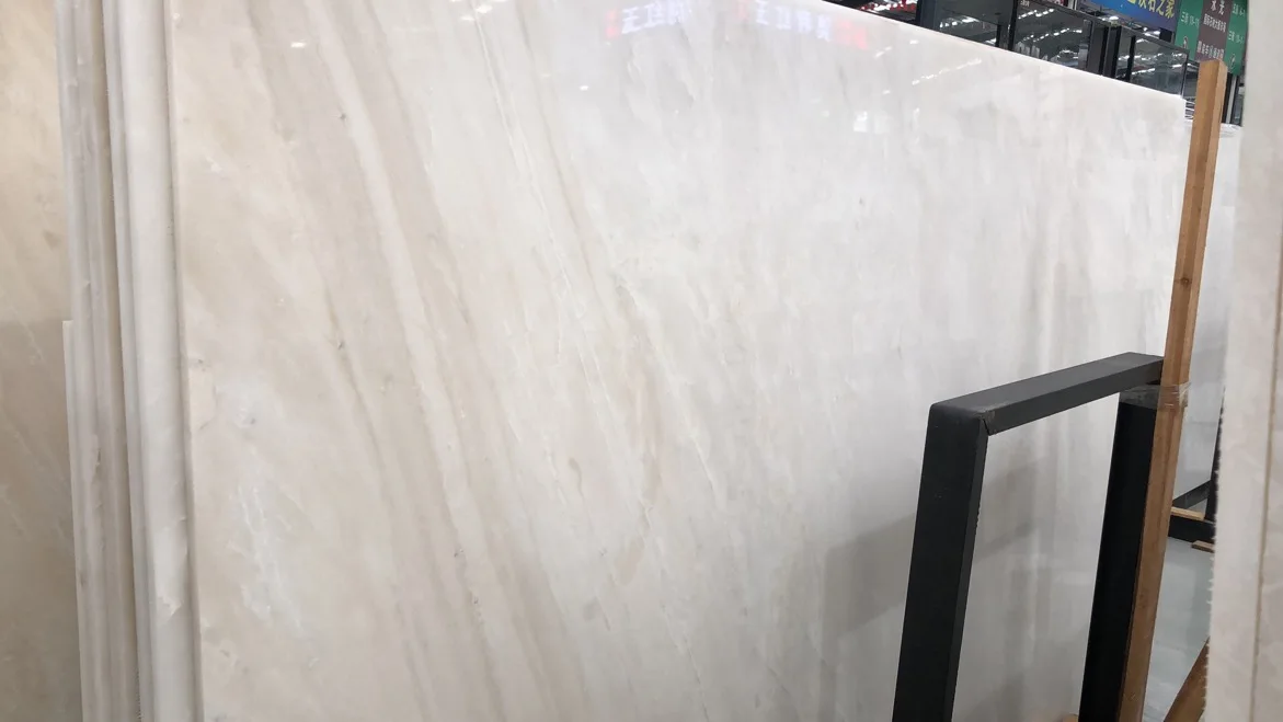 Factory Direct Natural stone slab white cream marble royal onyx for floor,pearl cream nova marble,cream marfil marble stone
