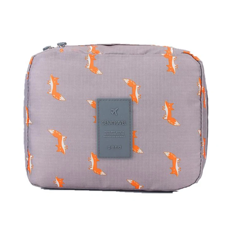 Модные рекламные дорожные косметички из полиэстера на заказ, Висячие косметички