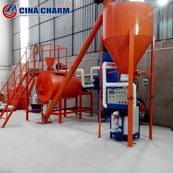 Ceramic Tile Adhesive Dry Mortar Mixer 2-5tph Simple Dry Mortar Production Line
