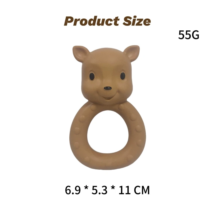 Made From Natural Rubber Rattle Certified Non Toxic, Bpa Free, Phthalate Free And Pvc Free