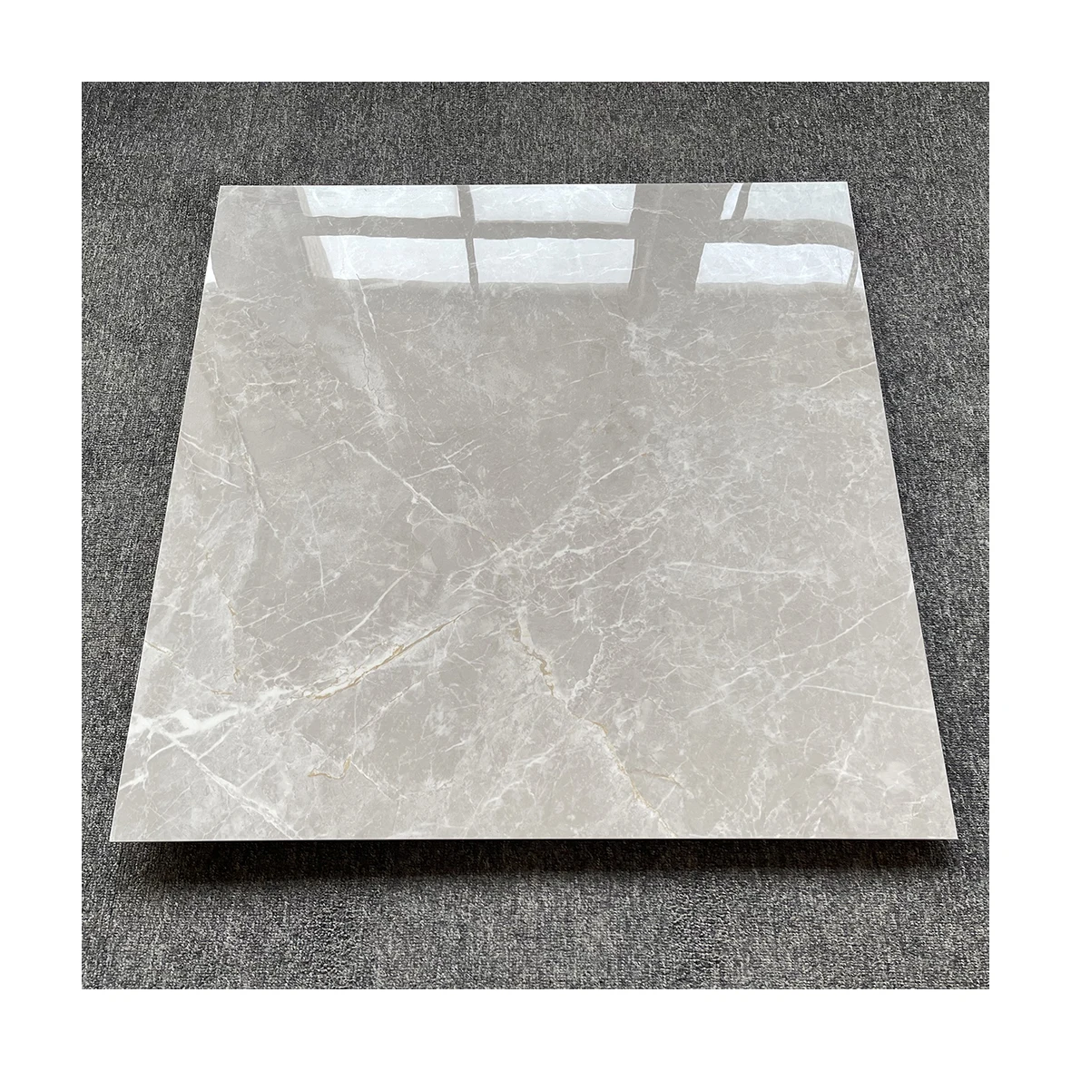 Carreaux Sol 60x60 серый мрамор полированный фарфор керамическая плитка для пола гостиной