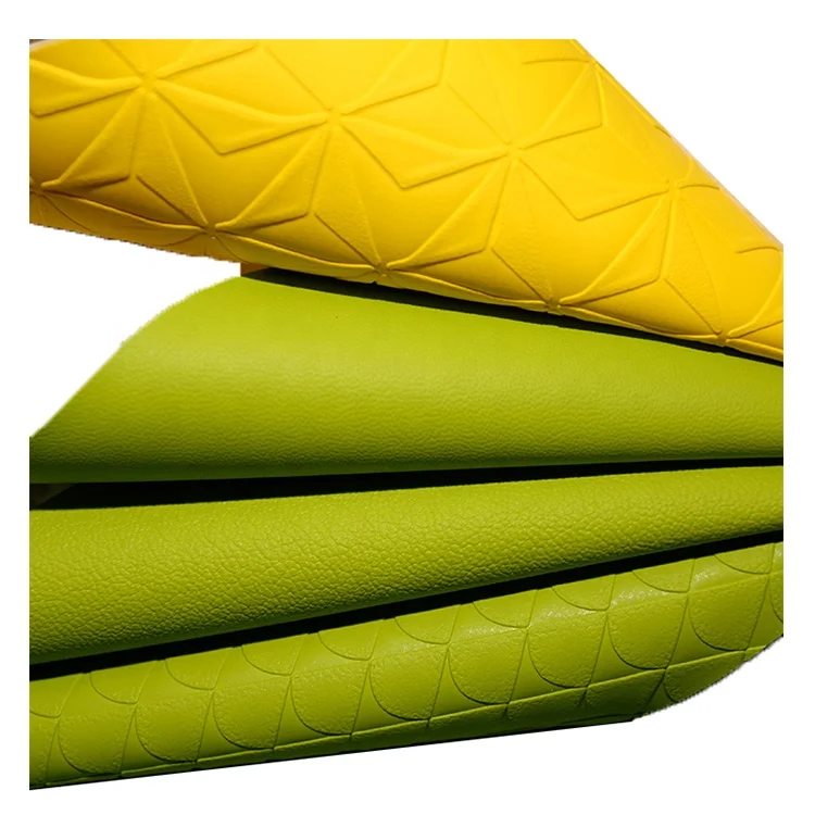 Ready To Ship Embossed Leather High Quality Artificial Wholesale Faux Fabric Pvc Synthetic Leather Materials For Bags