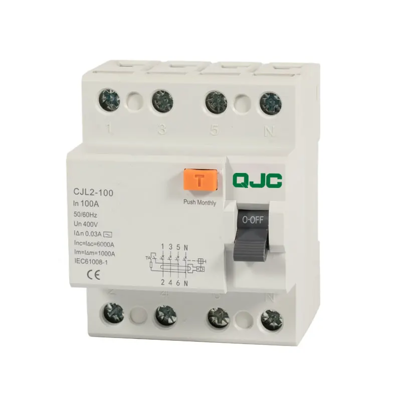  CJL2-100-100A остаточный ток Автоматический выключатель mcb mccb rccb elcb низкого напряжения УЗО Авто rec автоматический самостоятельно повторного