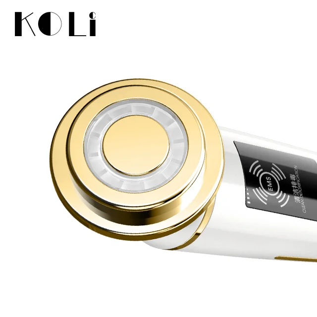 hot selling RF & EMS beauty instrument vibration face cold and hot massage, suitable for family use men and women