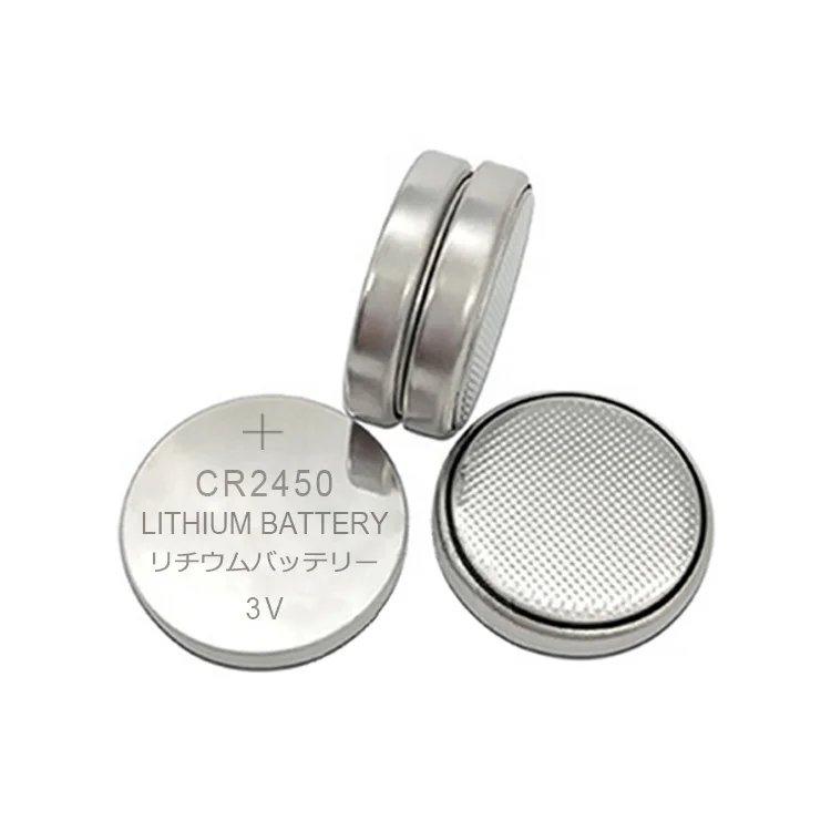 button cell li coms pile cr 2450 3v pilas lithium coin cr2450 battery
