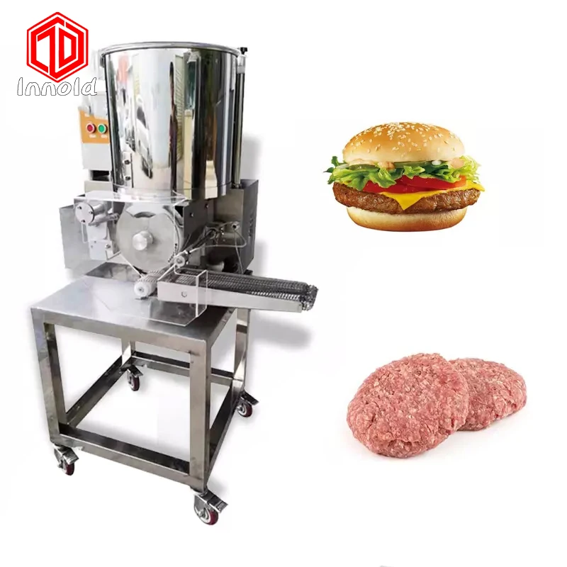 Electric Automatic Burger Patty Hamburger Press Meat Pie Making Machine Kebab Machine Turkey Kebab with Automatic Cutting 30/35L