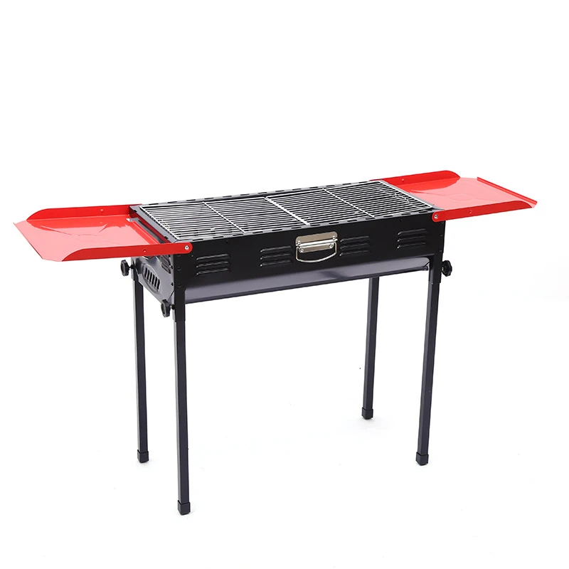 Manufacturers supply outdoor barbecue grill portable and foldable bbq stove for camping  thickened iron barbecue grill