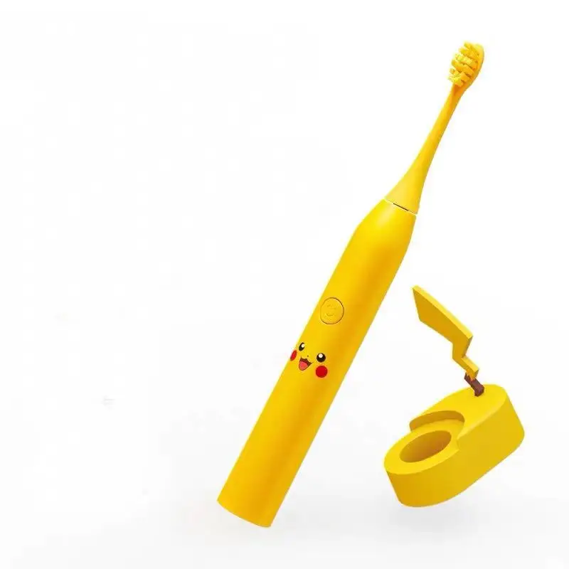 2019 новейший дизайн детская звуковая зубная щетка Pikachu электрическая для