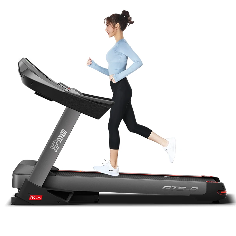 YPOO AC motor semi commercial treadmill android china treadmill factory treadmill gym sports 52CM running machine with  APP