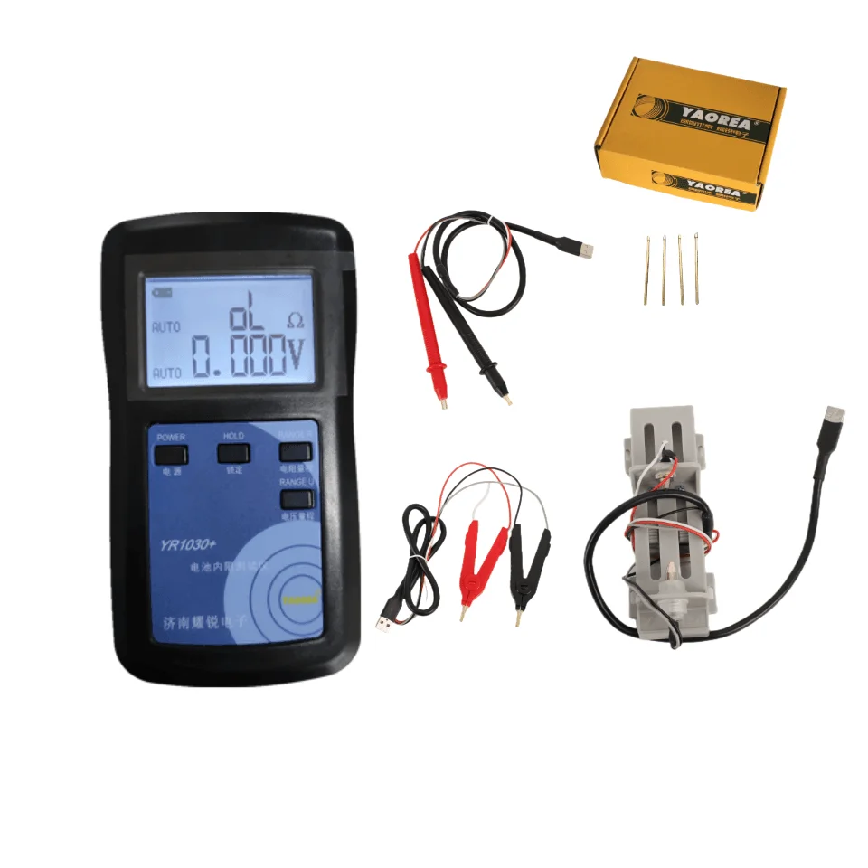 34/5000 YR1030+  Cylindrical Battery Kelvin Clamp 18650 Internal Resistance Tester Instrument