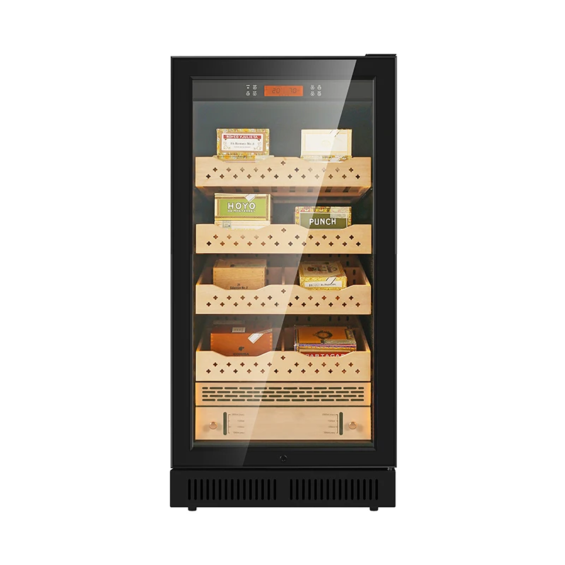 Large Commercial Ranching Walk In Cedar Wooden Cabinet Electric Tobacco Cigar Humidor For Cigars Sale