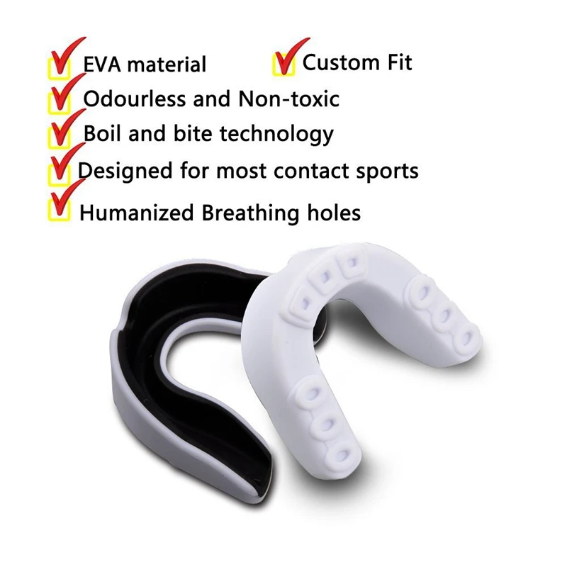 NEW Silicone Boxing Braces Teeth Protector Mouth Guard For Basketball Fighting Football Karate Sport Mouthguard Safety Braces
