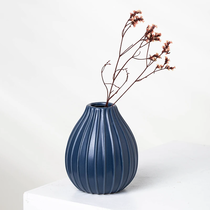 Yuanwang Decorative Ceramic Flower Vase Ceramic Vase Set Indoor Plant Vase