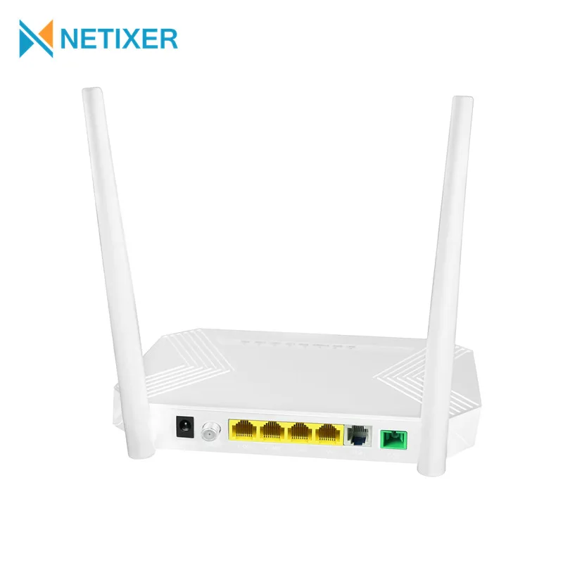 
2021 Hot Sale durable gpon onu 1ge port 1GE+1FE+CATV+WIFI onu wifi modem 