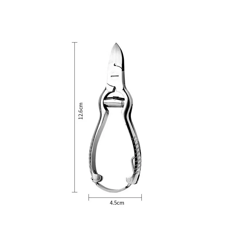 BIN Sharp durable manufacturers stainless steel hoist pliers spring nail groove special nail clipper toenail eagle nose pliers
