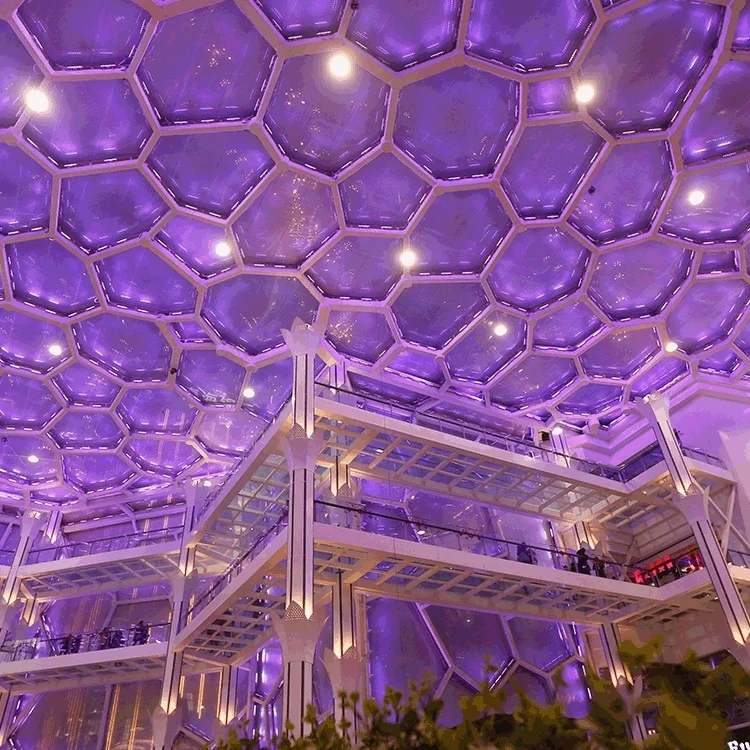 Легкая ETFE воздушная подушка фольга архитектура тканевой мембраны