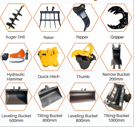 RHINOCEROS XN18 Earth Moving Machinery Cheap Price Chinese Mini Digger Crawler Excavator 1.8 Ton For Sale