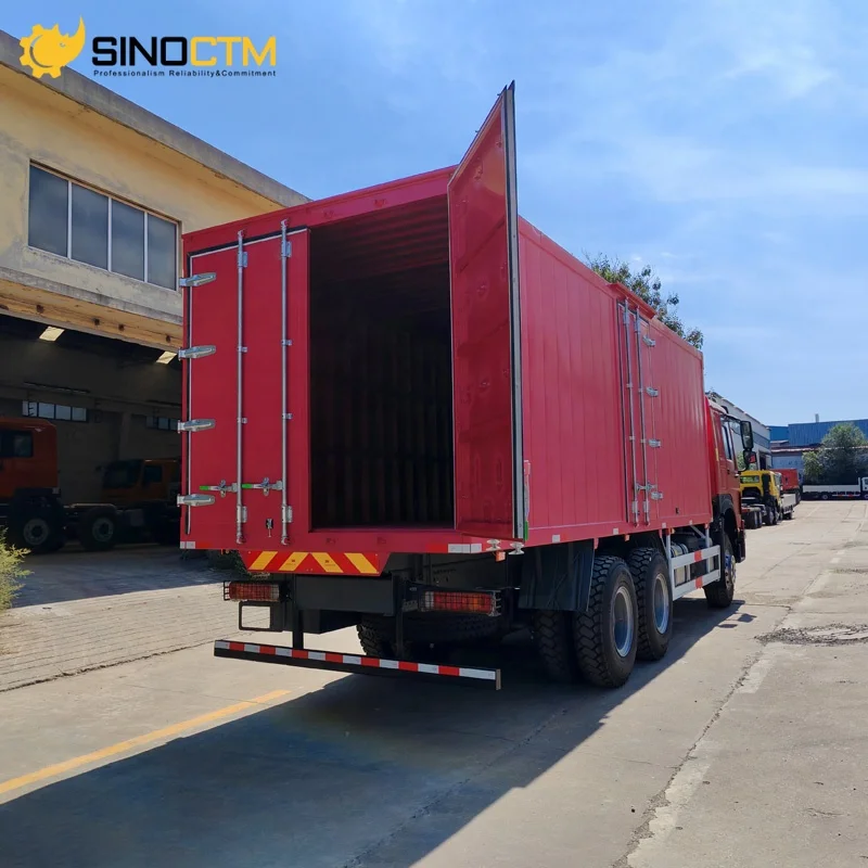 Грузовик Sinotruk Howo 400 л.с. 6 х4 30 тонн грузовой фургон стальной контейнеровоз