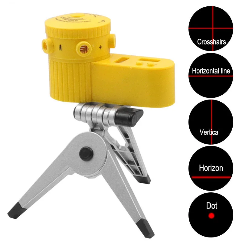 Multifunctional Cross Line Tool LV06 Device LED Laser Level Vertical Horizontal Measuring With Tripod