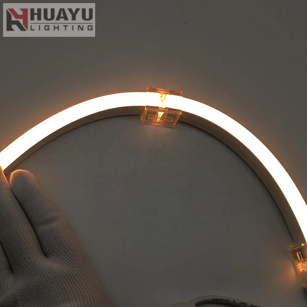 DMX512 rgb 1220 silicone led light neon outdoor IP67 3OzPCB led flex neon 12v 24vdc building bridge lighting engineering design