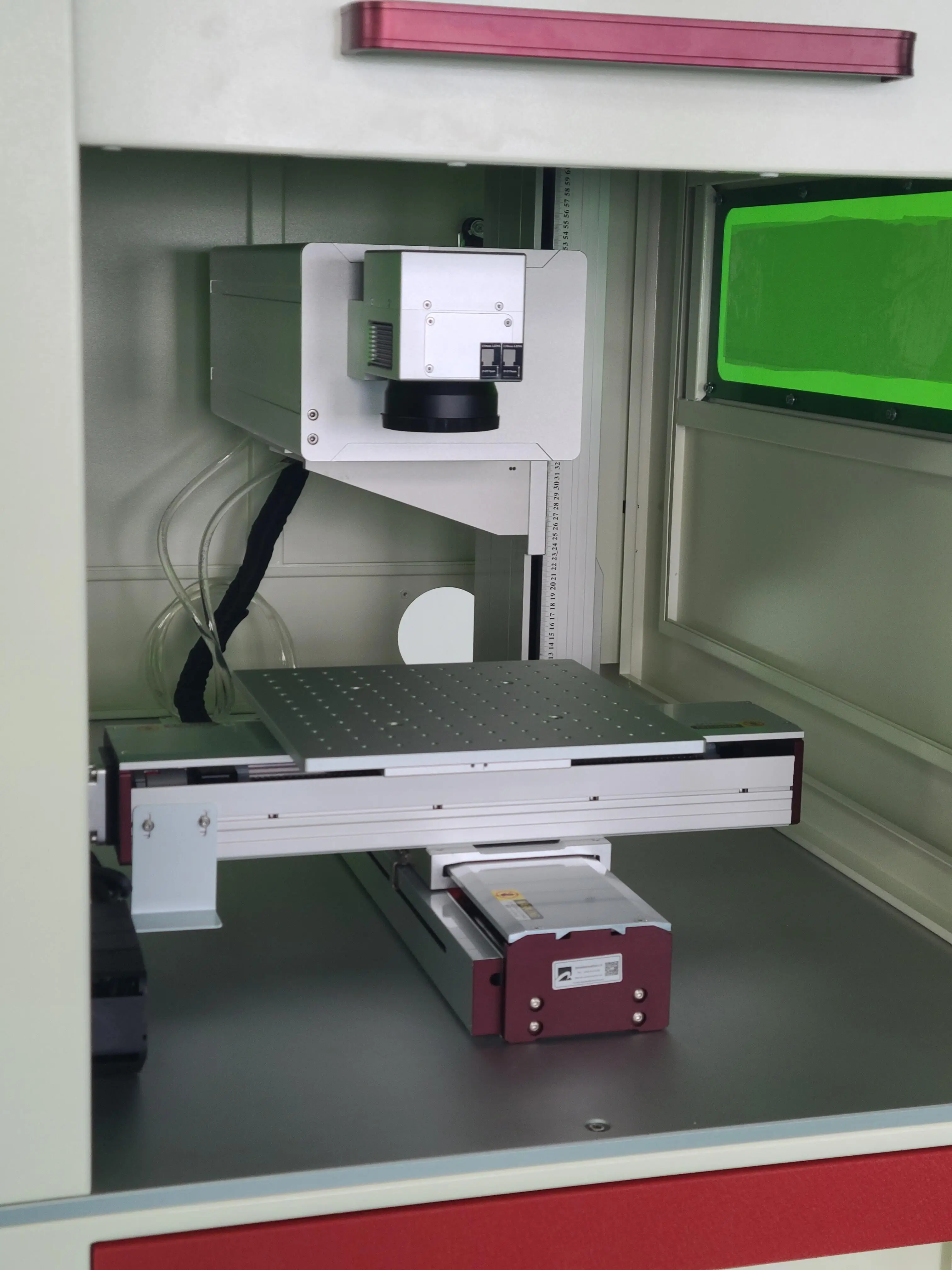 Jcz Brand 5W/10W/20W UV Fiber Laser Marking Machine Full-Enclosed UV Laser Printer Plastic Glass Metal DXF DST PLT DWG BMP