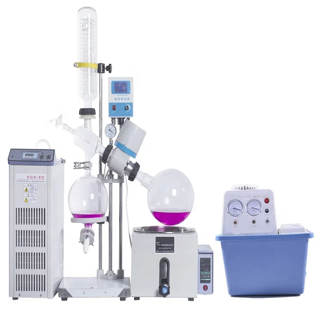 1 Liter 2 Liter Rotary Evaporator Laboratory Small 1l 2l  Rotovap Vacuum Rotary Evaporator