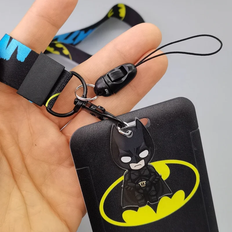 Wholesale Anime Character Marvel Spider-Man Student Bus Campus Card Holder Anti -Lost Neck Lanyard