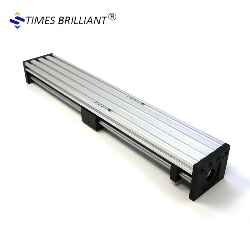 Cheap price Customized 400mm travel length Aluminium ball screw linear rail guide for cnc cutting drilling translation stage