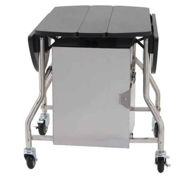 
High Quality Stainless Steel Alcohol Heating Room Service Trolley Hot Box 