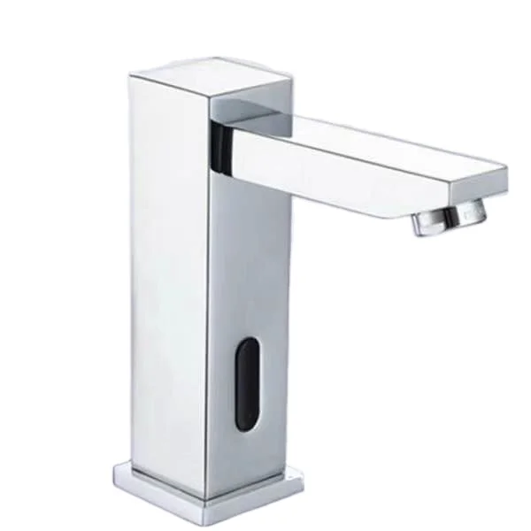 
Bathroom automatic motion auto touchless brass chrome basin sink water tap hand wash faucet with infrared sensor 