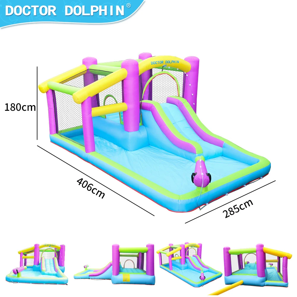 Bouncing Bouncy Castle Water Slide Inflatable With Jumping Bouncy For Sale