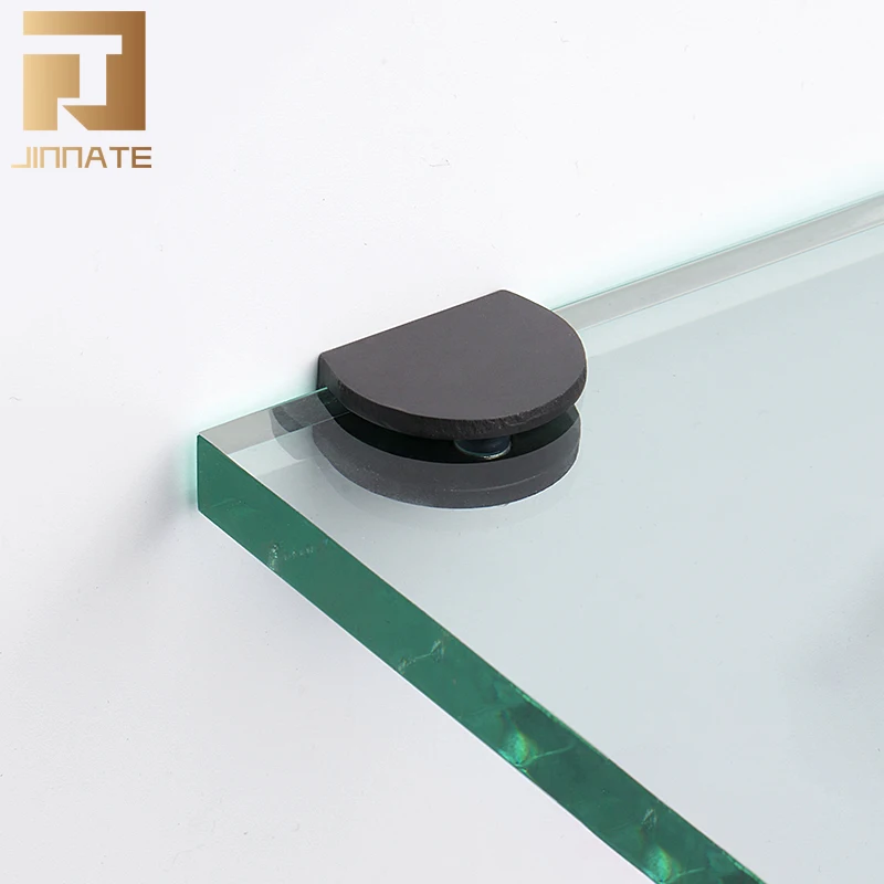 Aluminum T Shaped Cross Style And l Shape Glass Bracket Four Side Metal Frameless Glass Bracket Fastener Suitable For Glass